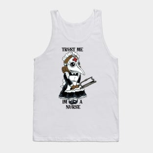 Curative Shadows: The Plague Nurse Design Tank Top